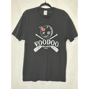 All Made Women's Organic Cotton Voodoo Baseball Tee, Size M